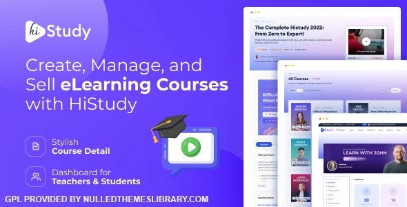 Histudy Theme Nulled